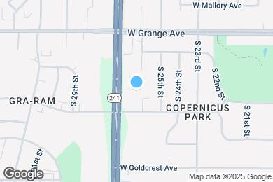 Map image of the property - 5636 S 27th St