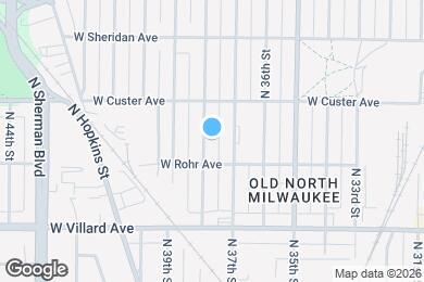 Map image of the property - 5330 N 38th St