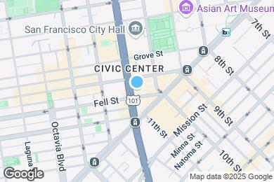Map image of the property - 100 Van Ness Ave