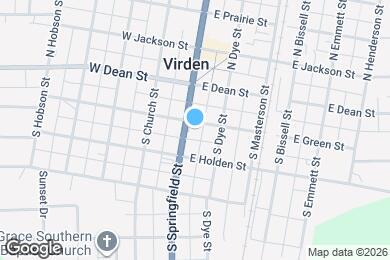 Map image of the property - 206 S Springfield St