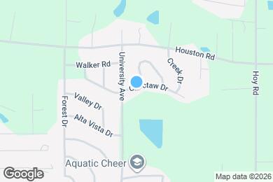 Map image of the property - 912 Choctaw Dr
