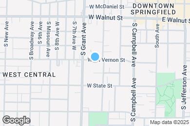 Map image of the property - 614 W Mount Vernon St