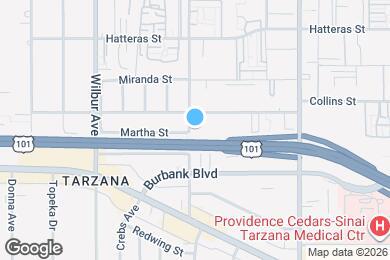 Map image of the property - 5652 Yolanda Ave