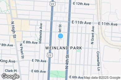 Map image of the property - 1442 Hamlet St