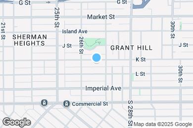 Map image of the property - 2657 K St