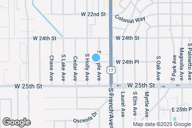 Map image of the property - 701 W 24th Pl