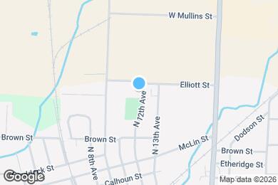 Map image of the property - 1410 N 12th Ave