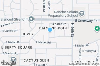 Map image of the property - 15045 N 54th Pl