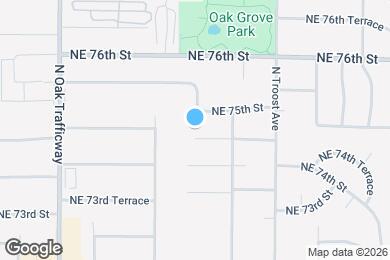 Map image of the property - 804 NE 74th St