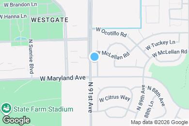 Map image of the property - 6524 N 90th Dr