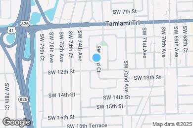 Map image of the property - 7330 SW 11th St