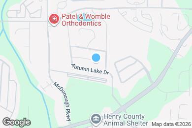 Map image of the property - 420 Autumn Lake Ct