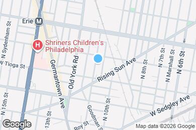 Map image of the property - 3539 N 11th St