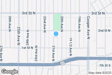 Map image of the property - 134 21st Ave N