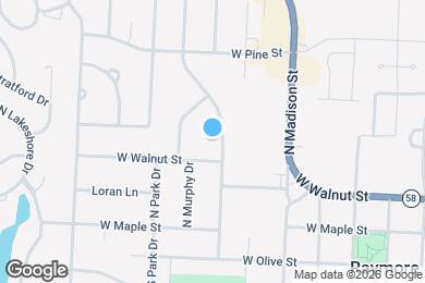 Map image of the property - 204 N Woodson Dr