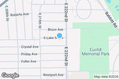 Map image of the property - 22010 S Lake Shore