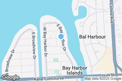Map image of the property - 10078 E Bay Harbor Dr