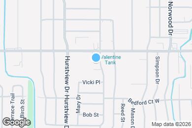 Map image of the property - 1235 Cavender Dr