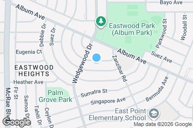 Map image of the property - 10116 Chezelle Dr