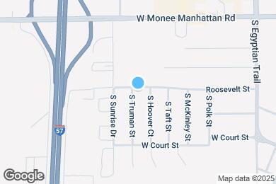 Map image of the property - 25701 S Truman St