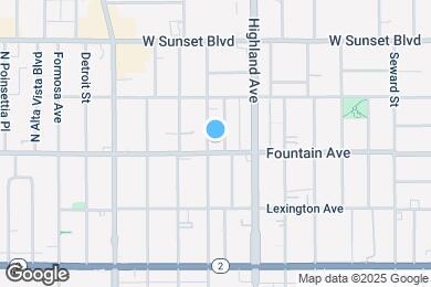 Map image of the property - 6867 Fountain Ave