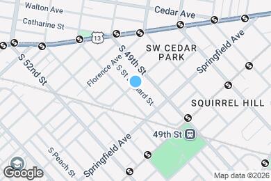 Map image of the property - 4918 Warrington Ave
