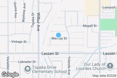 Map image of the property - 18740 Merridy St