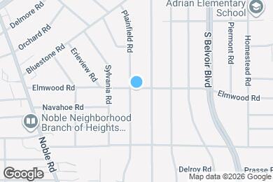 Map image of the property - 1199 Plainfield Rd
