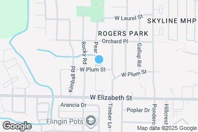 Map image of the property - 2524 W Plum St