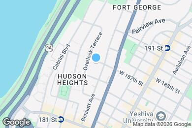 Map image of the property - 736 W 187th St