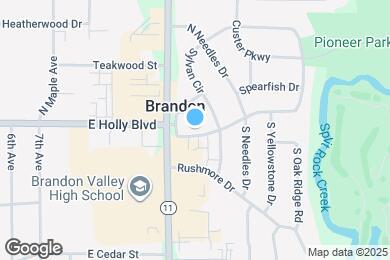 Map image of the property - 1304 E Sylvan Cir