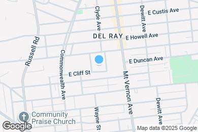 Map image of the property - 1729 N Cliff St
