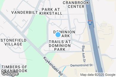 Map image of the property - The Trails at Dominion Park