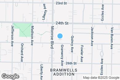 Map image of the property - 832 25th St