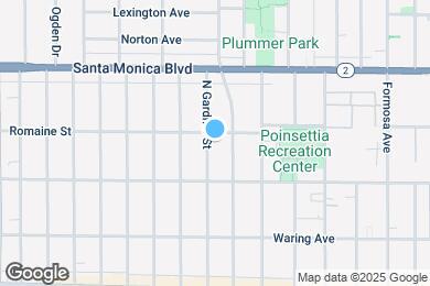 Map image of the property - 942 N Gardner St