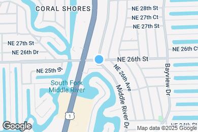 Map image of the property - 2421 NE 25th Pl