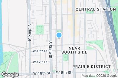 Map image of the property - 1516 S Wabash Ave