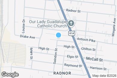 Map image of the property - 422 McClellan Ave