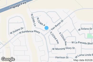 Map image of the property - 22371 W Solano Dr