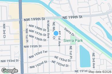 Map image of the property - 19611 NE Miami Ct