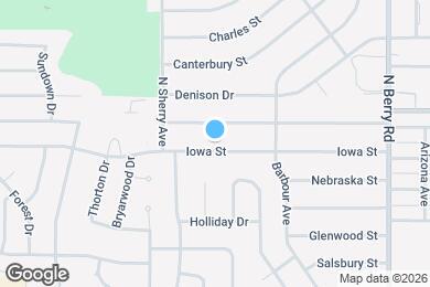 Map image of the property - 1615 Iowa St