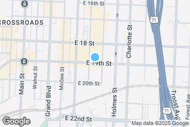 Map image of the property - 537 E 19th St