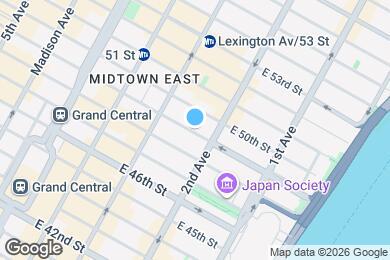 Map image of the property - 247 E 49th St