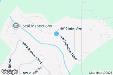 Map image of the property - 2133 NW Mulholland Blvd