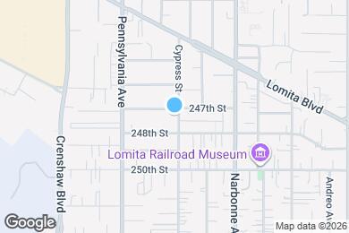 Map image of the property - 24707 Cypress St