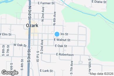 Map image of the property - 403 E Walnut St