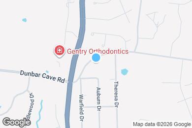Map image of the property - 816 Dunbar Cave Rd
