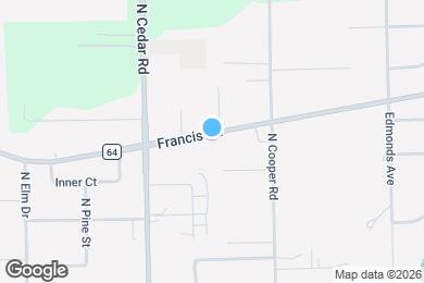 Map image of the property - 148 E Francis Rd