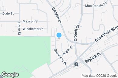 Map image of the property - Ocean Hills Apartments
