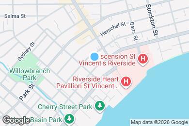 Map image of the property - 2737 Riverside Ave